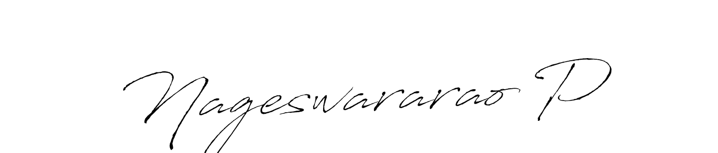 Also we have Nageswararao P name is the best signature style. Create professional handwritten signature collection using Antro_Vectra autograph style. Nageswararao P signature style 6 images and pictures png