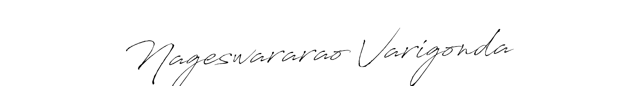 Nageswararao Varigonda stylish signature style. Best Handwritten Sign (Antro_Vectra) for my name. Handwritten Signature Collection Ideas for my name Nageswararao Varigonda. Nageswararao Varigonda signature style 6 images and pictures png