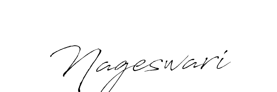 Nageswari stylish signature style. Best Handwritten Sign (Antro_Vectra) for my name. Handwritten Signature Collection Ideas for my name Nageswari. Nageswari signature style 6 images and pictures png