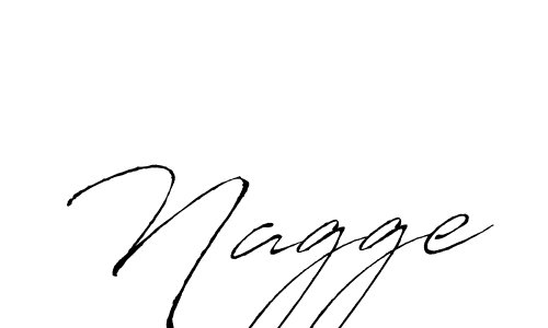 How to make Nagge name signature. Use Antro_Vectra style for creating short signs online. This is the latest handwritten sign. Nagge signature style 6 images and pictures png