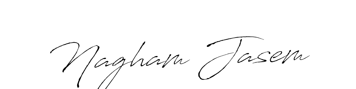 Also we have Nagham Jasem name is the best signature style. Create professional handwritten signature collection using Antro_Vectra autograph style. Nagham Jasem signature style 6 images and pictures png