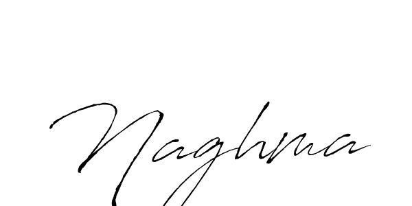 Make a beautiful signature design for name Naghma. With this signature (Antro_Vectra) style, you can create a handwritten signature for free. Naghma signature style 6 images and pictures png