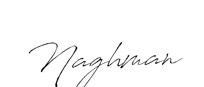 Create a beautiful signature design for name Naghman. With this signature (Antro_Vectra) fonts, you can make a handwritten signature for free. Naghman signature style 6 images and pictures png