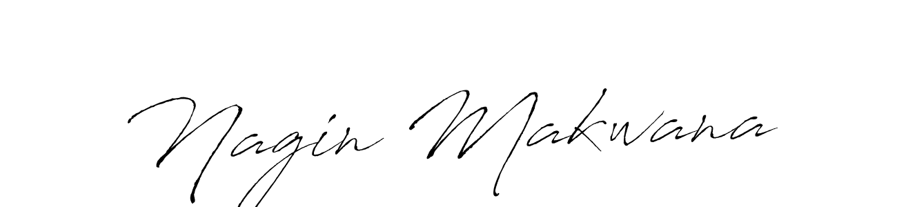 Use a signature maker to create a handwritten signature online. With this signature software, you can design (Antro_Vectra) your own signature for name Nagin Makwana. Nagin Makwana signature style 6 images and pictures png