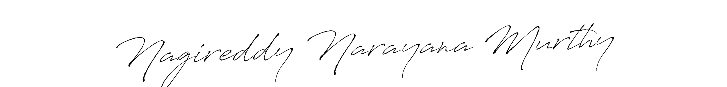 Nagireddy Narayana Murthy stylish signature style. Best Handwritten Sign (Antro_Vectra) for my name. Handwritten Signature Collection Ideas for my name Nagireddy Narayana Murthy. Nagireddy Narayana Murthy signature style 6 images and pictures png