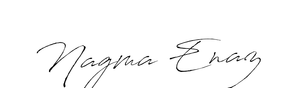 Make a beautiful signature design for name Nagma Enaz. With this signature (Antro_Vectra) style, you can create a handwritten signature for free. Nagma Enaz signature style 6 images and pictures png