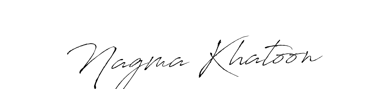 Also we have Nagma Khatoon name is the best signature style. Create professional handwritten signature collection using Antro_Vectra autograph style. Nagma Khatoon signature style 6 images and pictures png