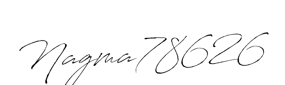 How to Draw Nagma78626 signature style? Antro_Vectra is a latest design signature styles for name Nagma78626. Nagma78626 signature style 6 images and pictures png