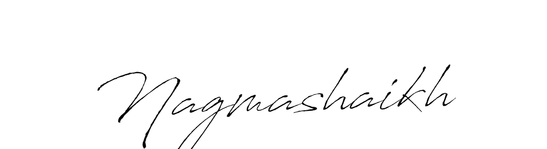 This is the best signature style for the Nagmashaikh name. Also you like these signature font (Antro_Vectra). Mix name signature. Nagmashaikh signature style 6 images and pictures png