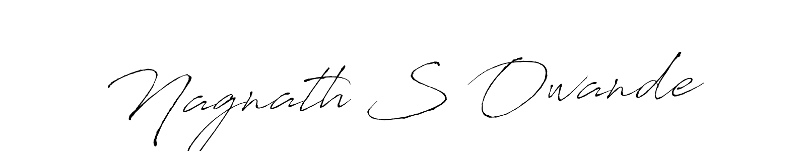 You should practise on your own different ways (Antro_Vectra) to write your name (Nagnath S Owande) in signature. don't let someone else do it for you. Nagnath S Owande signature style 6 images and pictures png