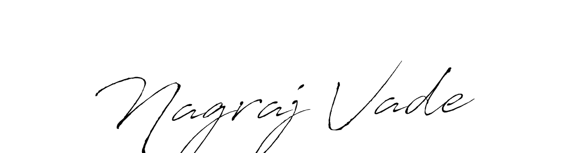 You should practise on your own different ways (Antro_Vectra) to write your name (Nagraj Vade) in signature. don't let someone else do it for you. Nagraj Vade signature style 6 images and pictures png