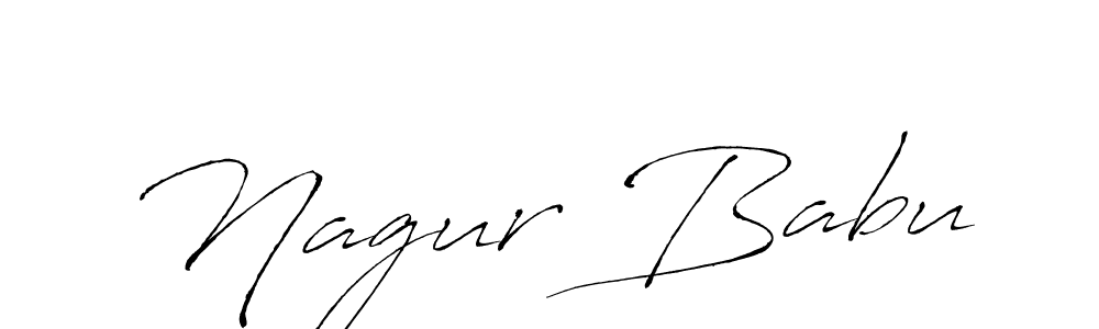 Also You can easily find your signature by using the search form. We will create Nagur Babu name handwritten signature images for you free of cost using Antro_Vectra sign style. Nagur Babu signature style 6 images and pictures png