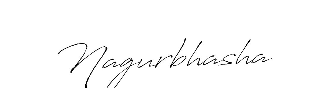 Use a signature maker to create a handwritten signature online. With this signature software, you can design (Antro_Vectra) your own signature for name Nagurbhasha. Nagurbhasha signature style 6 images and pictures png