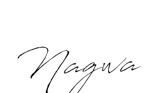 Make a beautiful signature design for name Nagwa. With this signature (Antro_Vectra) style, you can create a handwritten signature for free. Nagwa signature style 6 images and pictures png