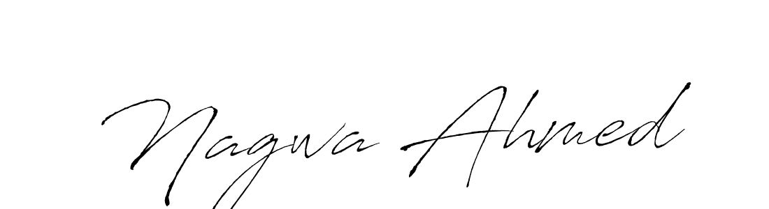 Also we have Nagwa Ahmed name is the best signature style. Create professional handwritten signature collection using Antro_Vectra autograph style. Nagwa Ahmed signature style 6 images and pictures png