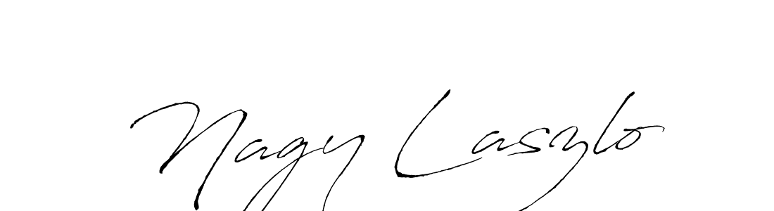 Make a beautiful signature design for name Nagy Laszlo. With this signature (Antro_Vectra) style, you can create a handwritten signature for free. Nagy Laszlo signature style 6 images and pictures png