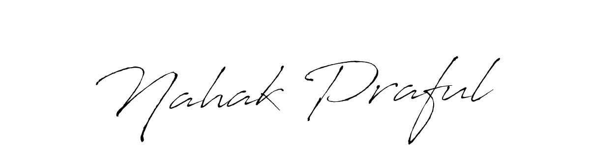 Make a beautiful signature design for name Nahak Praful. Use this online signature maker to create a handwritten signature for free. Nahak Praful signature style 6 images and pictures png