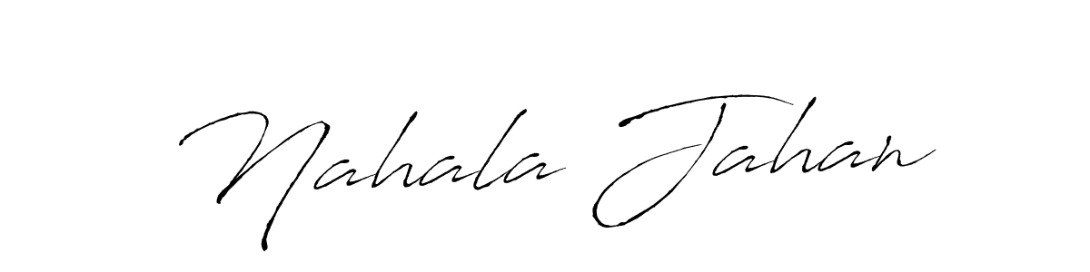 You can use this online signature creator to create a handwritten signature for the name Nahala Jahan. This is the best online autograph maker. Nahala Jahan signature style 6 images and pictures png