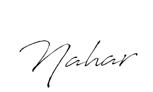 Create a beautiful signature design for name Nahar. With this signature (Antro_Vectra) fonts, you can make a handwritten signature for free. Nahar signature style 6 images and pictures png