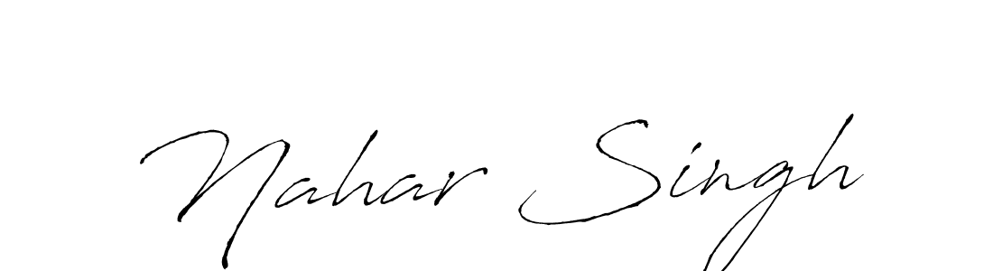 Also we have Nahar Singh name is the best signature style. Create professional handwritten signature collection using Antro_Vectra autograph style. Nahar Singh signature style 6 images and pictures png