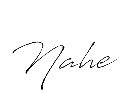 Nahe stylish signature style. Best Handwritten Sign (Antro_Vectra) for my name. Handwritten Signature Collection Ideas for my name Nahe. Nahe signature style 6 images and pictures png