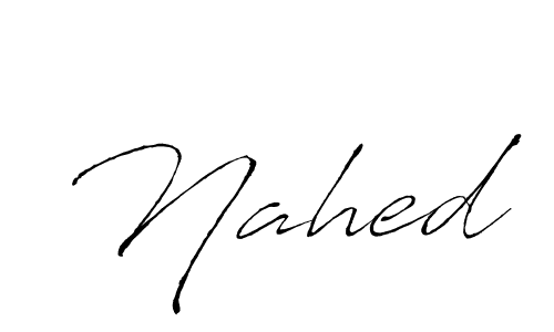 Similarly Antro_Vectra is the best handwritten signature design. Signature creator online .You can use it as an online autograph creator for name Nahed. Nahed signature style 6 images and pictures png