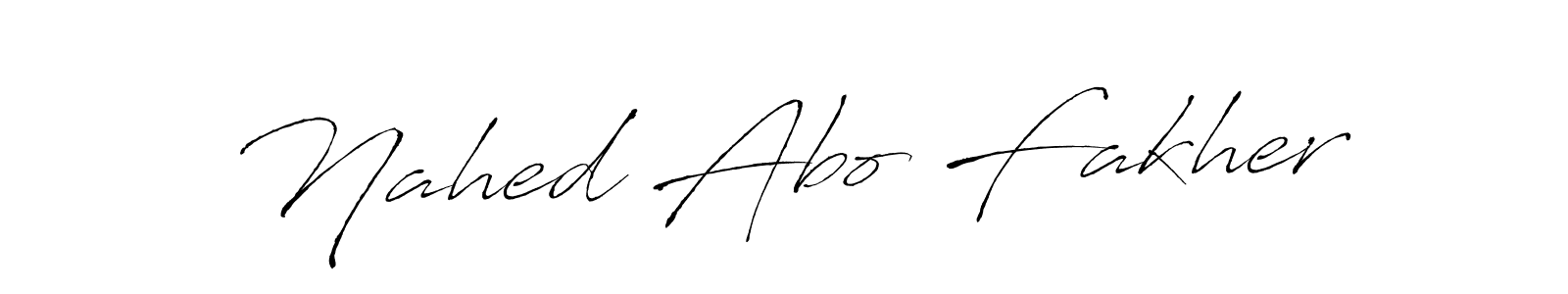 Once you've used our free online signature maker to create your best signature Antro_Vectra style, it's time to enjoy all of the benefits that Nahed Abo Fakher name signing documents. Nahed Abo Fakher signature style 6 images and pictures png
