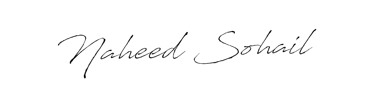 It looks lik you need a new signature style for name Naheed Sohail. Design unique handwritten (Antro_Vectra) signature with our free signature maker in just a few clicks. Naheed Sohail signature style 6 images and pictures png