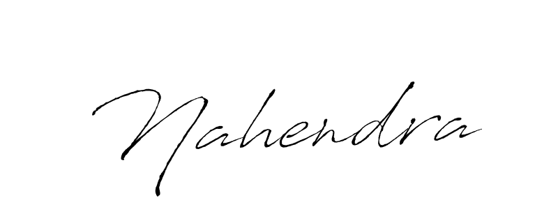 Use a signature maker to create a handwritten signature online. With this signature software, you can design (Antro_Vectra) your own signature for name Nahendra. Nahendra signature style 6 images and pictures png