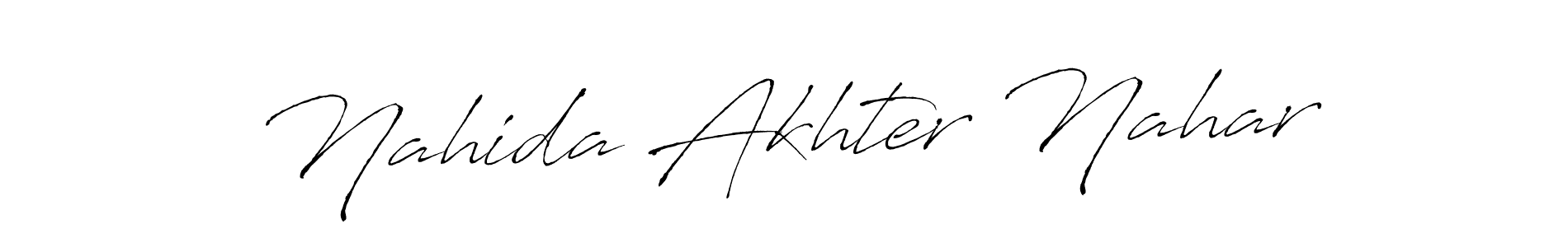 The best way (Antro_Vectra) to make a short signature is to pick only two or three words in your name. The name Nahida Akhter Nahar include a total of six letters. For converting this name. Nahida Akhter Nahar signature style 6 images and pictures png