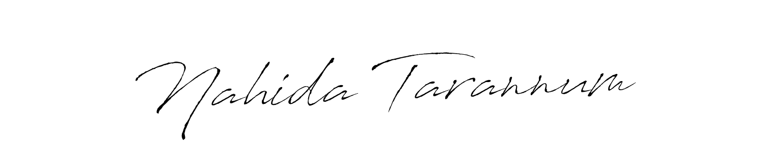 Nahida Tarannum stylish signature style. Best Handwritten Sign (Antro_Vectra) for my name. Handwritten Signature Collection Ideas for my name Nahida Tarannum. Nahida Tarannum signature style 6 images and pictures png