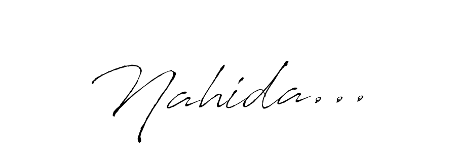 Here are the top 10 professional signature styles for the name Nahida.... These are the best autograph styles you can use for your name. Nahida... signature style 6 images and pictures png