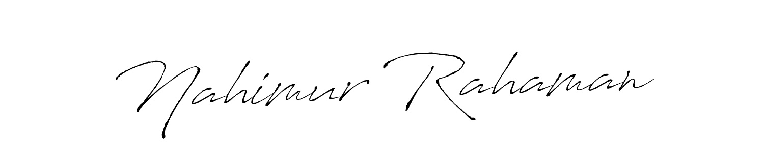 It looks lik you need a new signature style for name Nahimur Rahaman. Design unique handwritten (Antro_Vectra) signature with our free signature maker in just a few clicks. Nahimur Rahaman signature style 6 images and pictures png