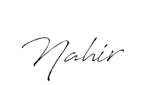 This is the best signature style for the Nahir name. Also you like these signature font (Antro_Vectra). Mix name signature. Nahir signature style 6 images and pictures png