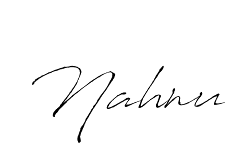 You should practise on your own different ways (Antro_Vectra) to write your name (Nahnu) in signature. don't let someone else do it for you. Nahnu signature style 6 images and pictures png