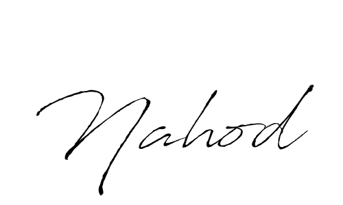 Nahod stylish signature style. Best Handwritten Sign (Antro_Vectra) for my name. Handwritten Signature Collection Ideas for my name Nahod. Nahod signature style 6 images and pictures png