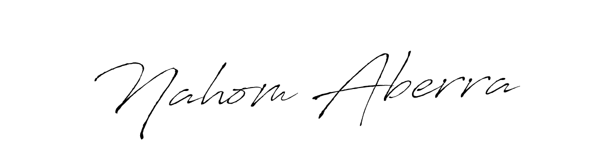 Create a beautiful signature design for name Nahom Aberra. With this signature (Antro_Vectra) fonts, you can make a handwritten signature for free. Nahom Aberra signature style 6 images and pictures png