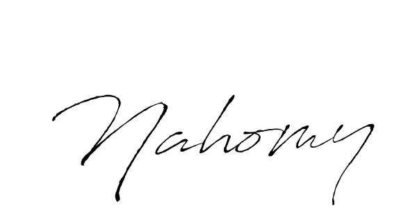 Make a beautiful signature design for name Nahomy. Use this online signature maker to create a handwritten signature for free. Nahomy signature style 6 images and pictures png