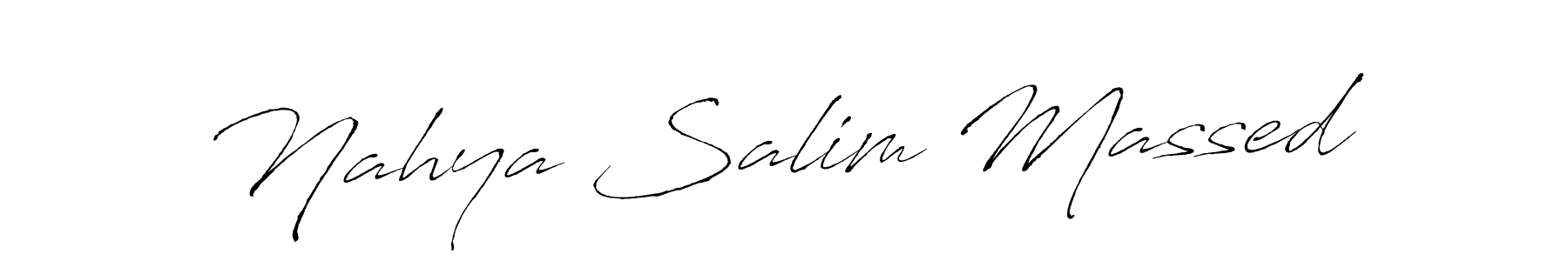 How to Draw Nahya Salim Massed signature style? Antro_Vectra is a latest design signature styles for name Nahya Salim Massed. Nahya Salim Massed signature style 6 images and pictures png