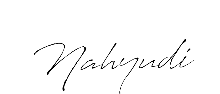 It looks lik you need a new signature style for name Nahyudi. Design unique handwritten (Antro_Vectra) signature with our free signature maker in just a few clicks. Nahyudi signature style 6 images and pictures png