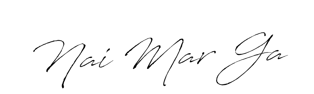 How to make Nai Mar Ga signature? Antro_Vectra is a professional autograph style. Create handwritten signature for Nai Mar Ga name. Nai Mar Ga signature style 6 images and pictures png