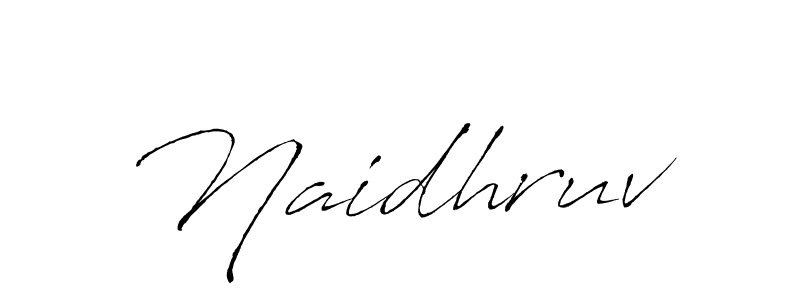 Make a beautiful signature design for name Naidhruv. With this signature (Antro_Vectra) style, you can create a handwritten signature for free. Naidhruv signature style 6 images and pictures png