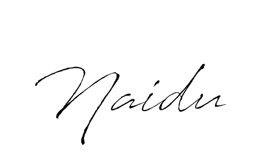 Design your own signature with our free online signature maker. With this signature software, you can create a handwritten (Antro_Vectra) signature for name Naidu. Naidu signature style 6 images and pictures png