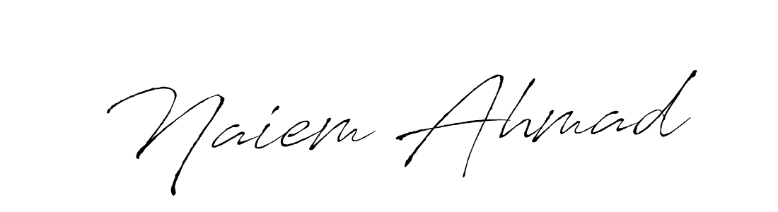 Make a short Naiem Ahmad signature style. Manage your documents anywhere anytime using Antro_Vectra. Create and add eSignatures, submit forms, share and send files easily. Naiem Ahmad signature style 6 images and pictures png