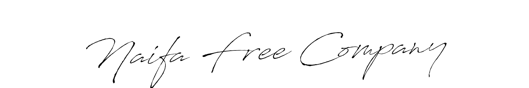 Naifa Free Company stylish signature style. Best Handwritten Sign (Antro_Vectra) for my name. Handwritten Signature Collection Ideas for my name Naifa Free Company. Naifa Free Company signature style 6 images and pictures png