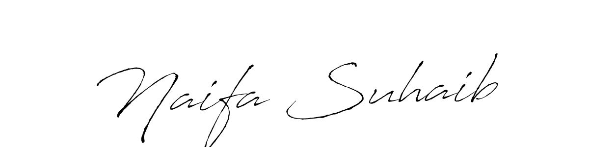 Use a signature maker to create a handwritten signature online. With this signature software, you can design (Antro_Vectra) your own signature for name Naifa Suhaib. Naifa Suhaib signature style 6 images and pictures png