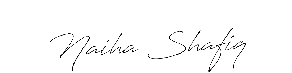 Create a beautiful signature design for name Naiha Shafiq. With this signature (Antro_Vectra) fonts, you can make a handwritten signature for free. Naiha Shafiq signature style 6 images and pictures png