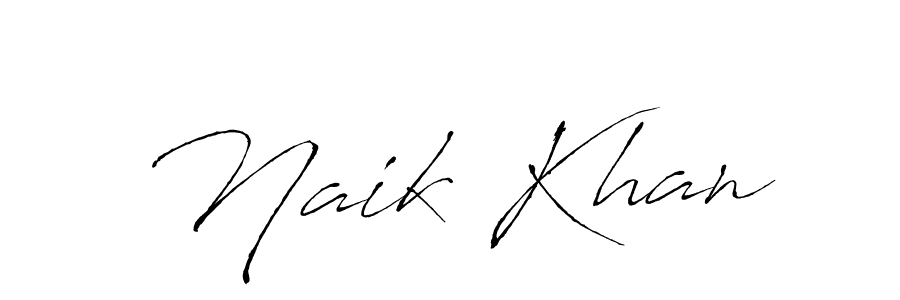 Antro_Vectra is a professional signature style that is perfect for those who want to add a touch of class to their signature. It is also a great choice for those who want to make their signature more unique. Get Naik Khan name to fancy signature for free. Naik Khan signature style 6 images and pictures png
