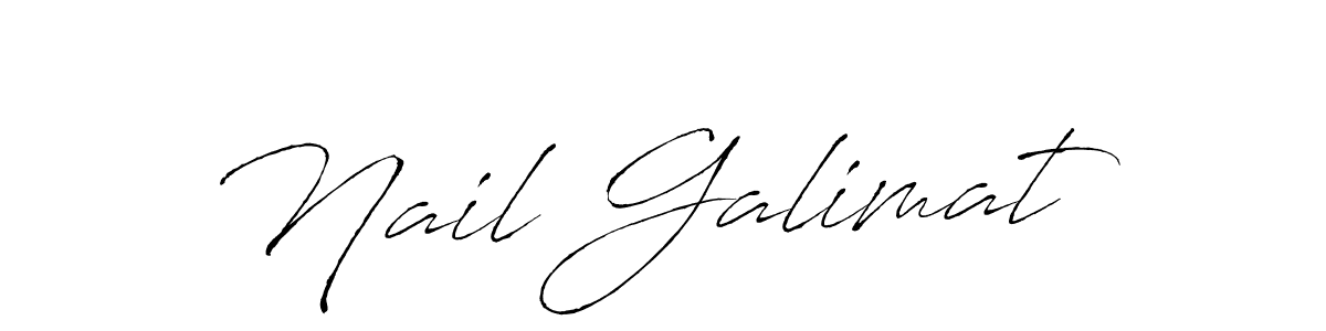 Also we have Nail Galimat name is the best signature style. Create professional handwritten signature collection using Antro_Vectra autograph style. Nail Galimat signature style 6 images and pictures png