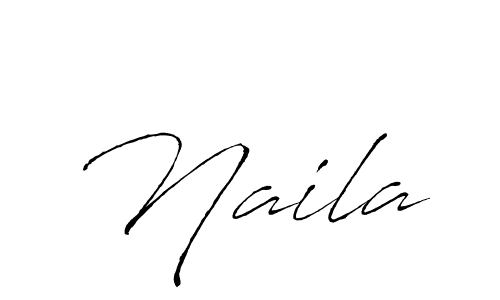 Also we have Naila name is the best signature style. Create professional handwritten signature collection using Antro_Vectra autograph style. Naila signature style 6 images and pictures png